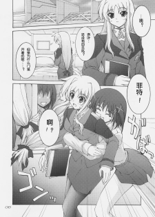 (C75) [SEITOKAISHITSU (Akimoto Dai)] Rokka wa Honjitsu mo Ijounashi (Mahou Shoujo Lyrical Nanoha) [Chinese] [萌の空漢化社] - page 4