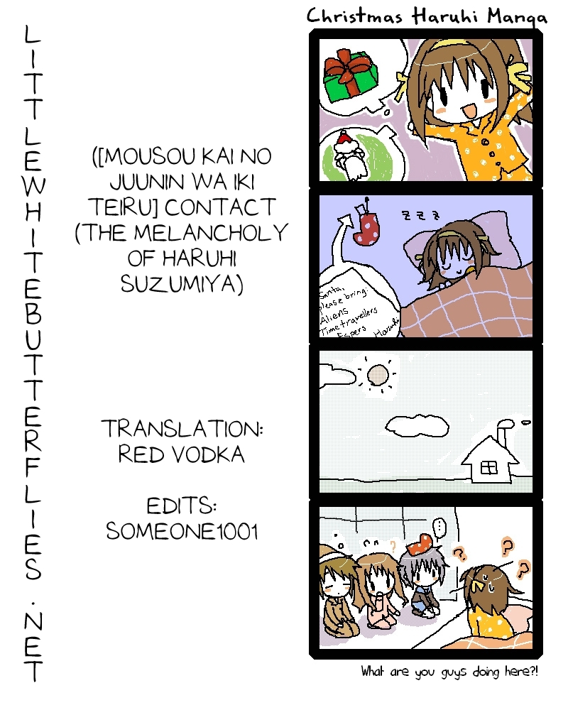 [Mousou Kai no Juunin wa Ikiteiru., TailBell (Kandanchi, Osuzu Akiomi)] Fureai | Contact (Suzumiya Haruhi no Yuuutsu) [English] =LWB= [Digital] page 25 full