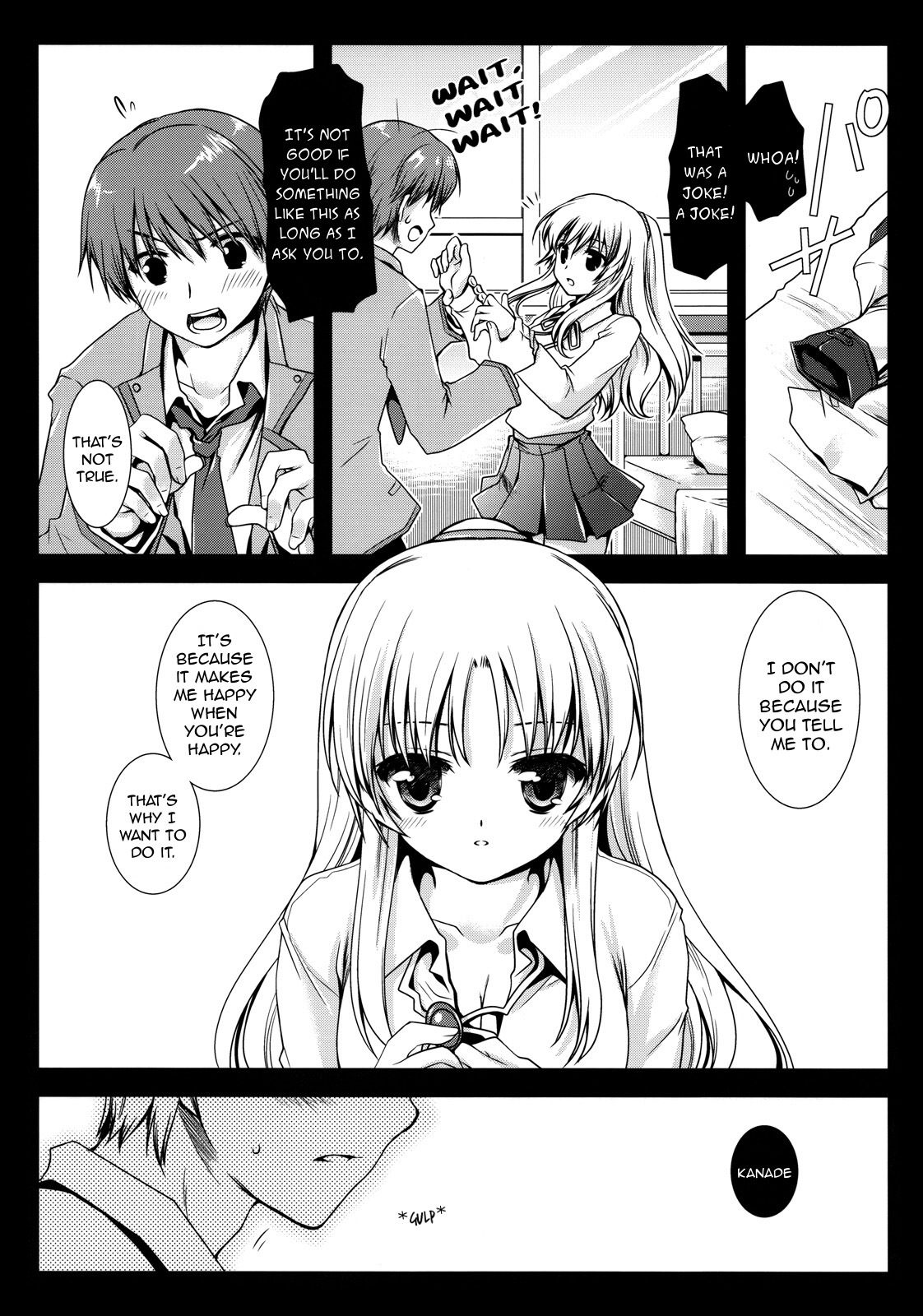 (C78) [Kurosawa pict (Kurosawa Kiyotaka)] Angel Breath (Angel Beats!) [English] =Little White Butterflies= page 5 full