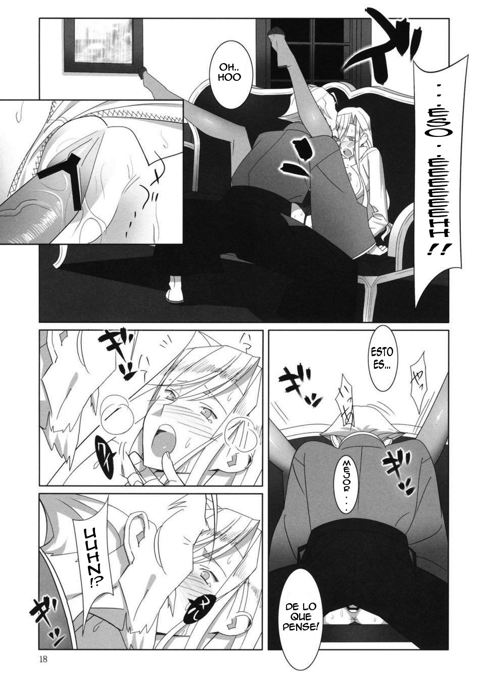 (C76) [Hito no Fundoshi (Yukiyoshi Mamizu)] Admired beautiful flower. | Admirando la bella flor. (Princess Lover!) [Spanish] {Kallen-Kozuki} page 17 full