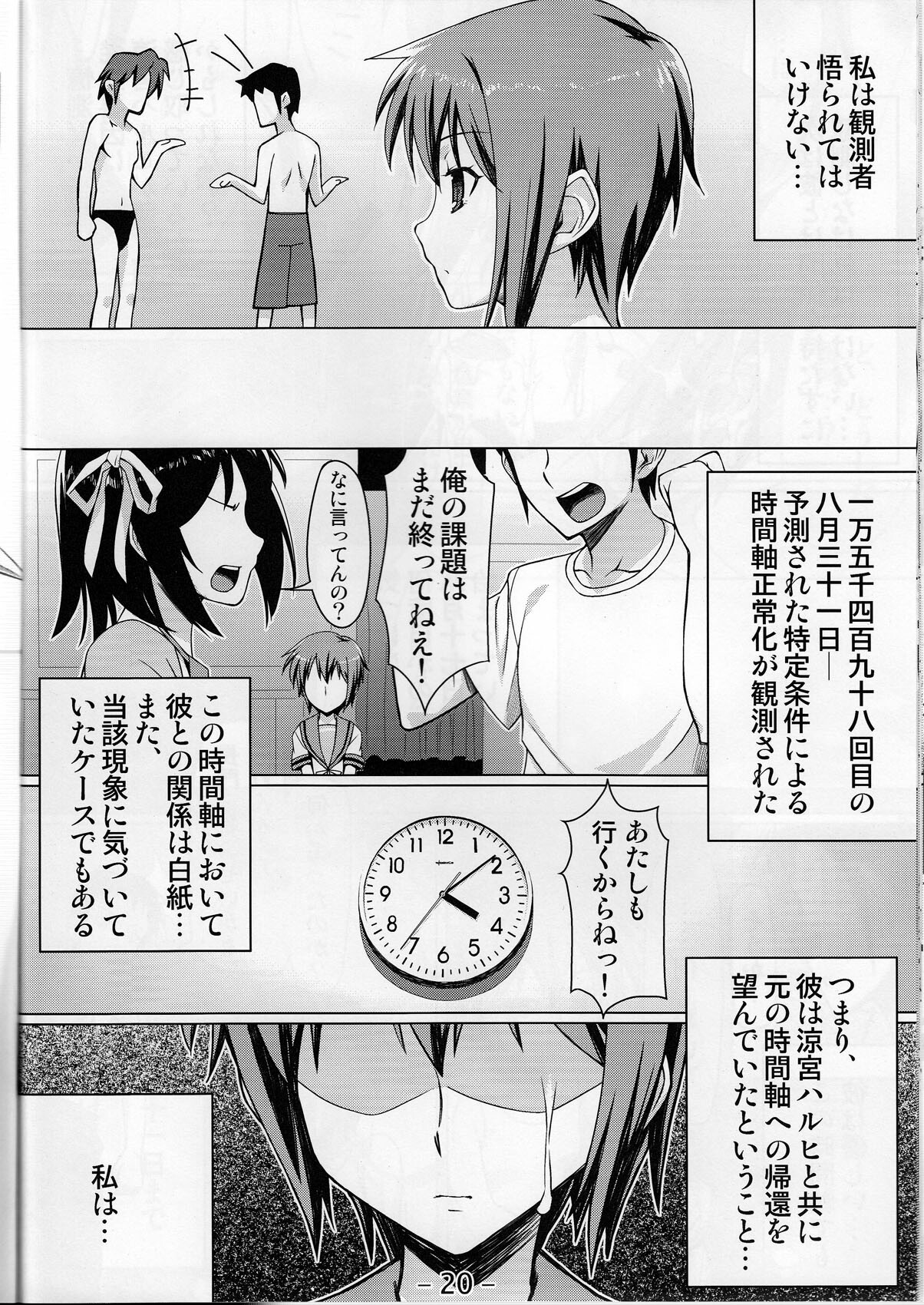 (C77) [Angelphobia (Tomomimi Shimon)] Endless Holiday (The Melancholy of Haruhi Suzumiya) page 20 full