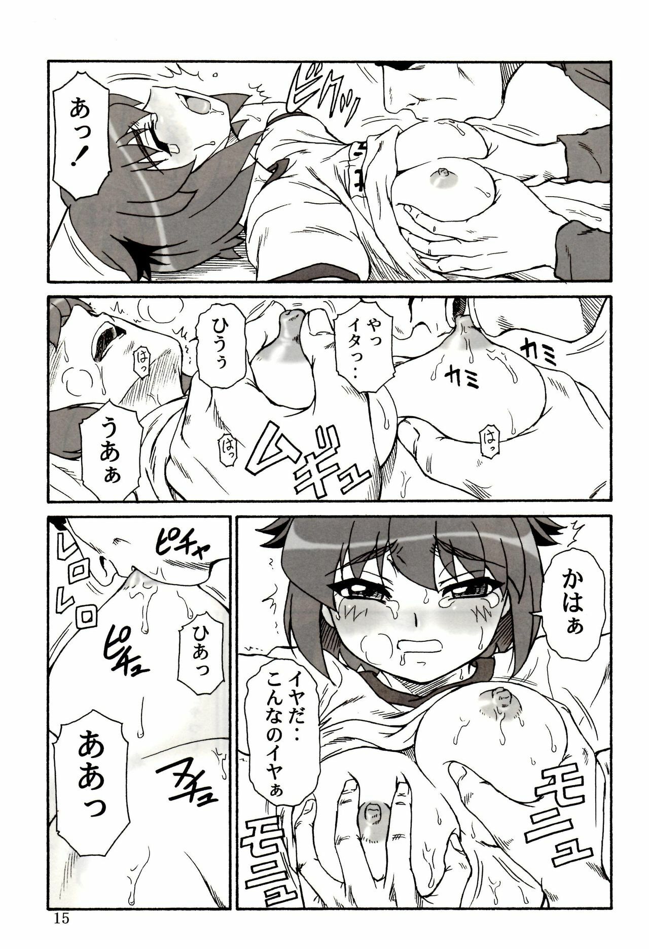 (Danmenzu Comic 1) [Oretachi Misnon Ikka (Misnon the Great)] Tuihou-kakugo Version.11 (Pani Poni) page 13 full