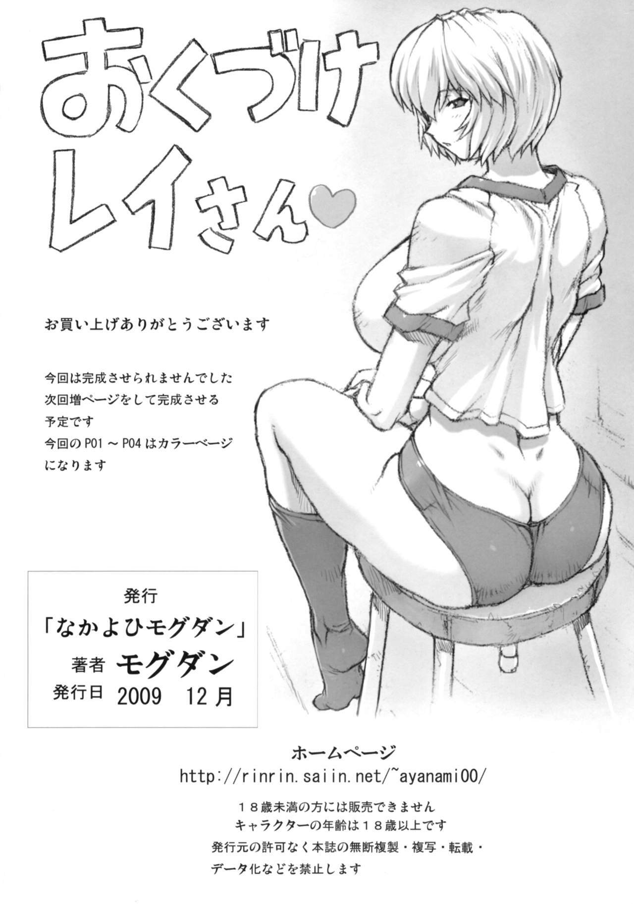 (C77) [Nakayohi Mogudan (Mogudan)] Ayanami Dai 3 Kai Pure Han (Neon Genesis Evangelion) page 25 full