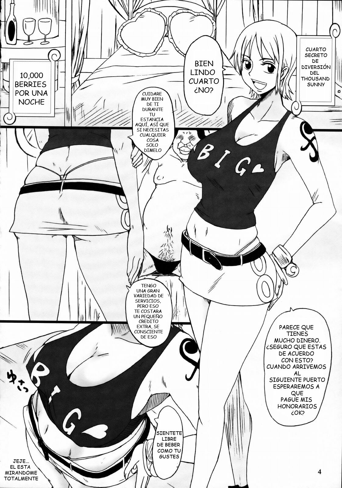 (C76) [Dashigara 100% (Minpei Ichigo)] Nami ni norou! | Sube a bordo de Nami! (One Piece) [Spanish] [Ecchi-Sensei] page 3 full