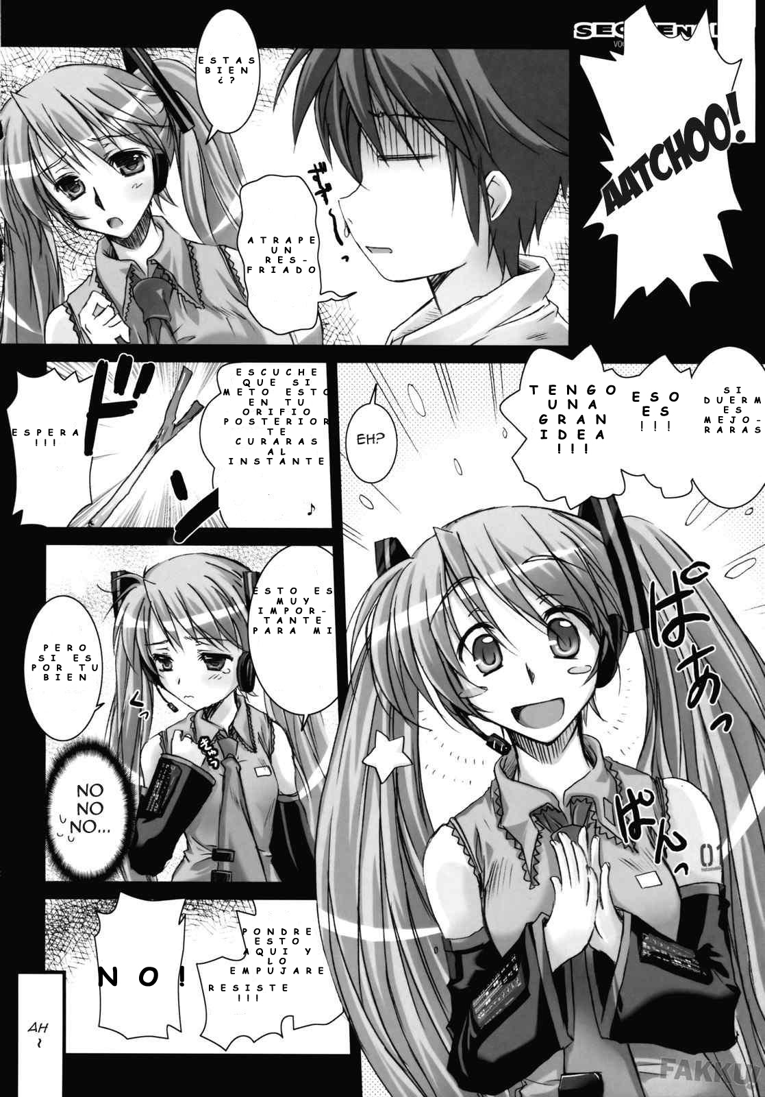 (SC38) [Kaikinissyoku (Ayano Naoto)] SEQUENCE (VOCALOID2 Hatsune Miku) {Spanish} page 26 full