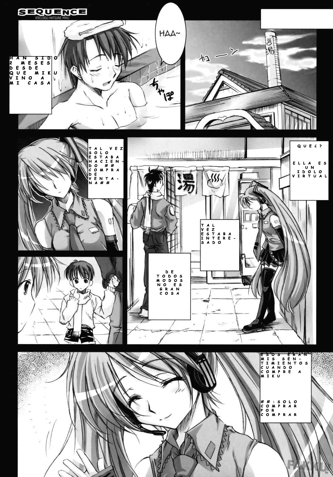 (SC38) [Kaikinissyoku (Ayano Naoto)] SEQUENCE (VOCALOID2 Hatsune Miku) {Spanish} page 5 full