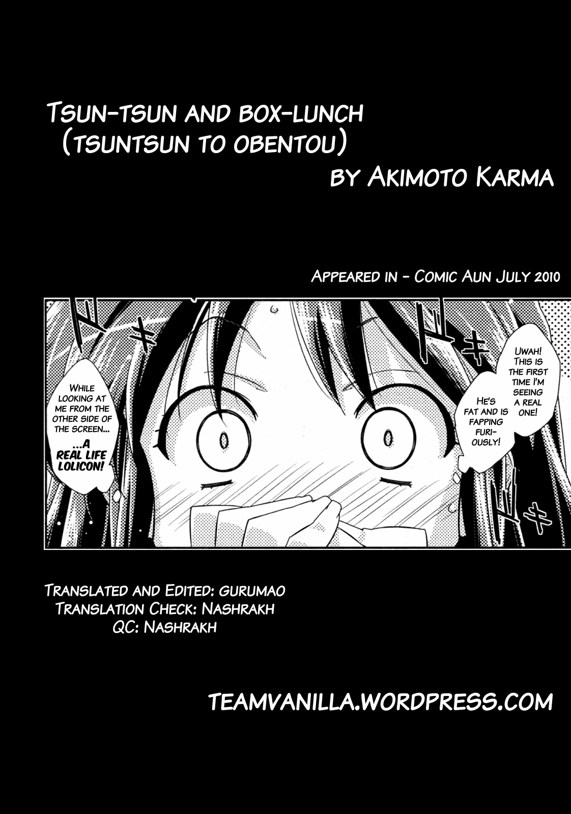 [Akimoto Karma] Tsuntsun to Obentou | Tsuntsun and Box Lunch (COMIC Aun 2010-07) [English] =Team Vanilla= page 25 full