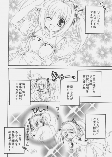 (C78) [Pyonpyororin (Akoko.)] Maid no Susume!? ～Ikkagetsume nano desu yo. no ken～ - page 13