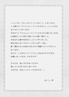 (C78) [Pyonpyororin (Akoko.)] Maid no Susume!? ～Ikkagetsume nano desu yo. no ken～ - page 5