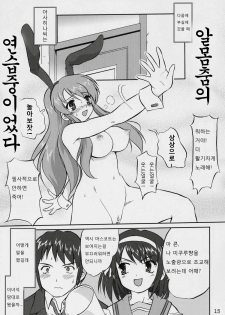 (C70) [Takotsuboya (TK)] Suzumiya Haruhi no Fukujyu | 스즈미야 하루히 의 복종 (Suzumiya Haruhi no Yuuutsu) [Korean] [GHJ] - page 14