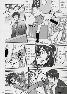 (C70) [Takotsuboya (TK)] Suzumiya Haruhi no Fukujyu | 스즈미야 하루히 의 복종 (Suzumiya Haruhi no Yuuutsu) [Korean] [GHJ] - page 35