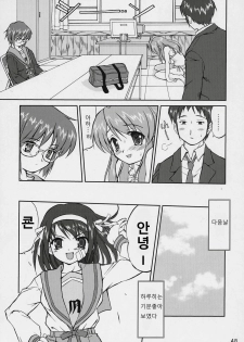 (C70) [Takotsuboya (TK)] Suzumiya Haruhi no Fukujyu | 스즈미야 하루히 의 복종 (Suzumiya Haruhi no Yuuutsu) [Korean] [GHJ] - page 47