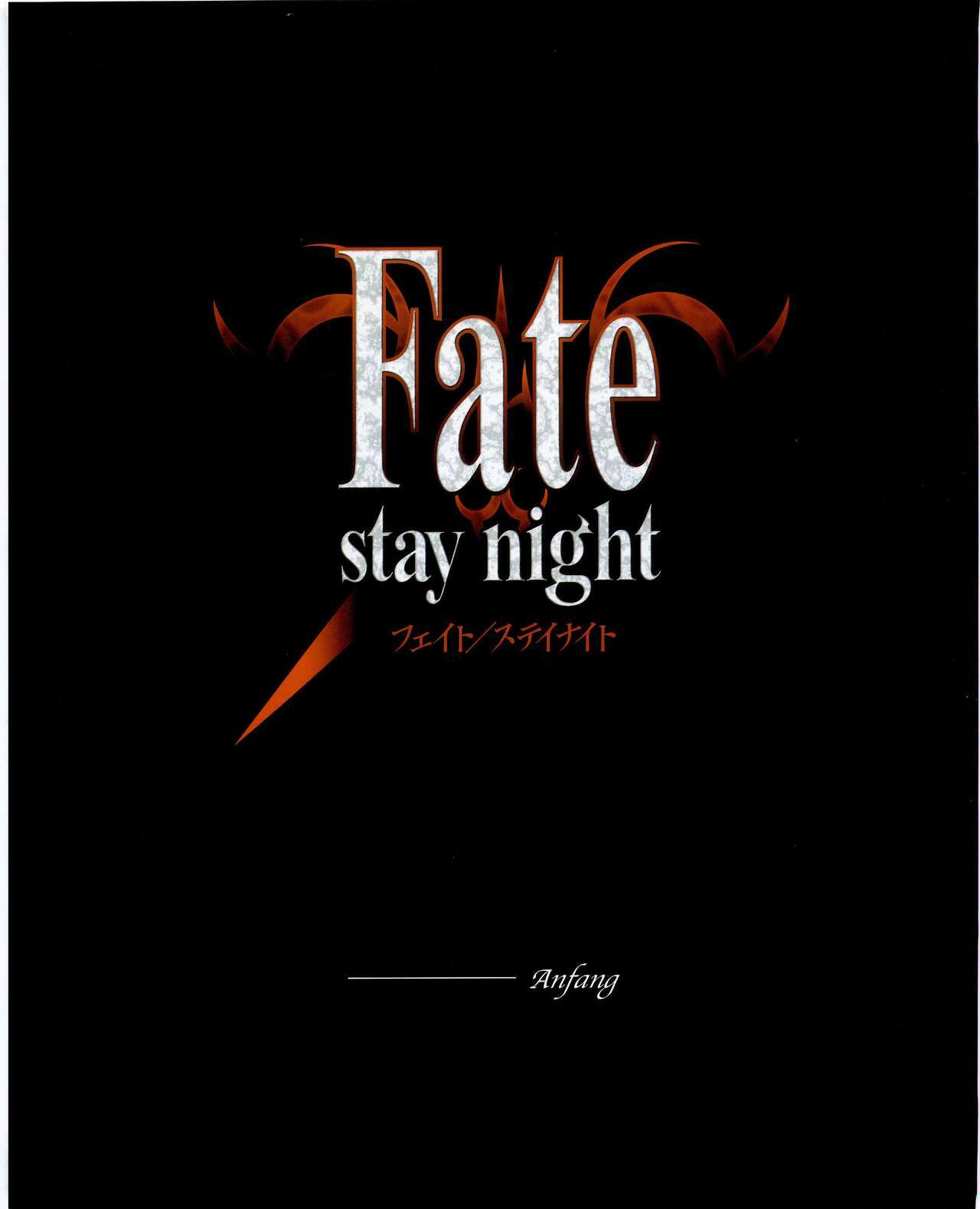 Fate/stay night Premium FanBook page 2 full