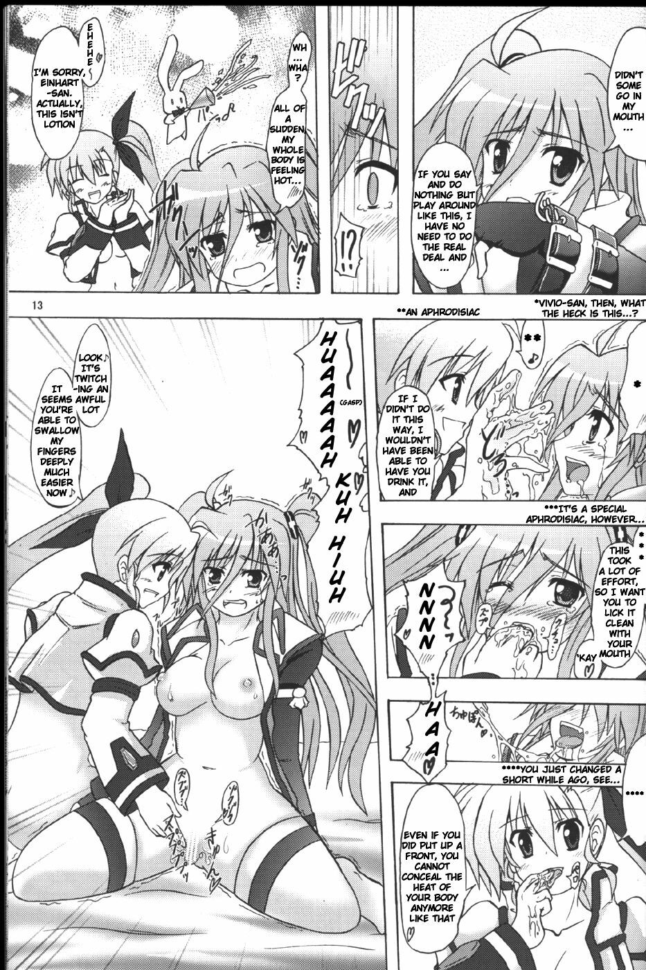 (COMIC1☆04) [Saisho kara Negative (Zakki)] Seiou-sama no ViVid na Itazura (Mahou Shoujo Lyrical Nanoha) [English] [Tonigobe] page 10 full