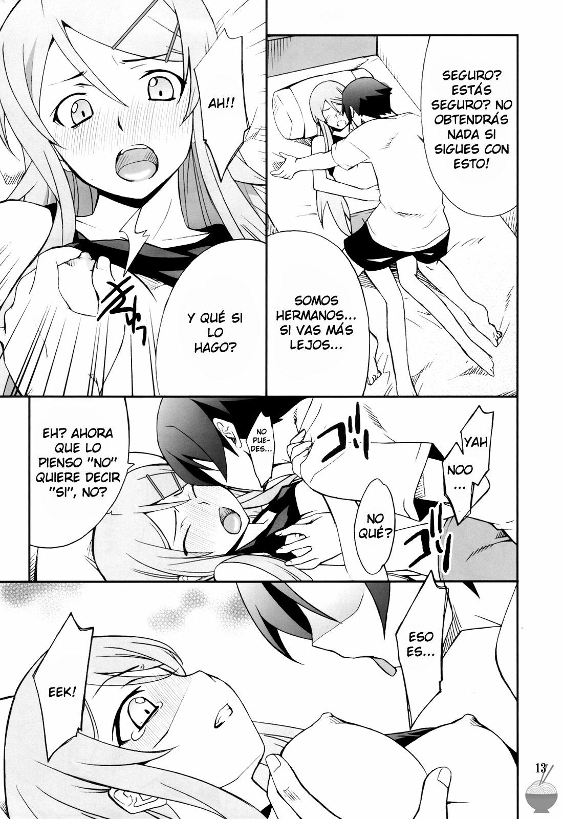 (C78) [P-FOREST (Hozumi Takashi)] Ore x Imouto Kouryaku Taisakusen!! | Me x My-Younger-Sister Capture Strategy (Ore no Imouto ga Konna ni Kawaii Wake ga nai) [Spanish] page 12 full