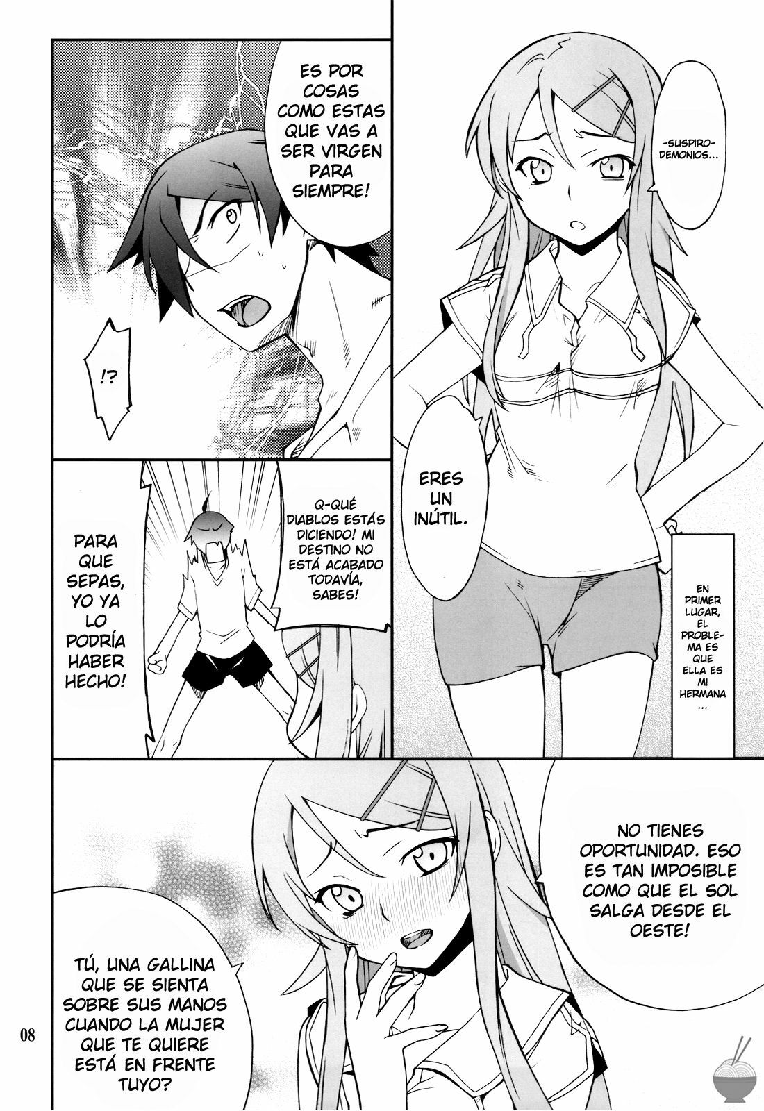 (C78) [P-FOREST (Hozumi Takashi)] Ore x Imouto Kouryaku Taisakusen!! | Me x My-Younger-Sister Capture Strategy (Ore no Imouto ga Konna ni Kawaii Wake ga nai) [Spanish] page 7 full