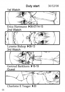 (C75) [Pota to Dango (Asage)] Dai 501 Himegoto Sentou Club (Strike Witches) - page 4