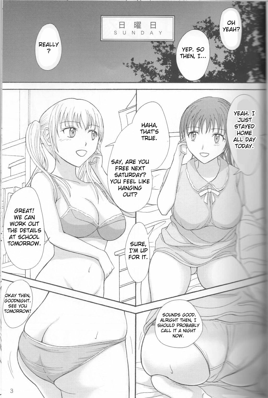 (COMIC1☆4) [Namiroji (Shiina Nami)] 1 Week*1 Week [English] [Chocolate] page 2 full