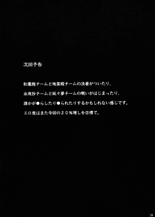 (Reitaisai 6) [Shounen Byoukan (Kanno Izuka)] Touhou Catfight II (Touhou Project) - page 39