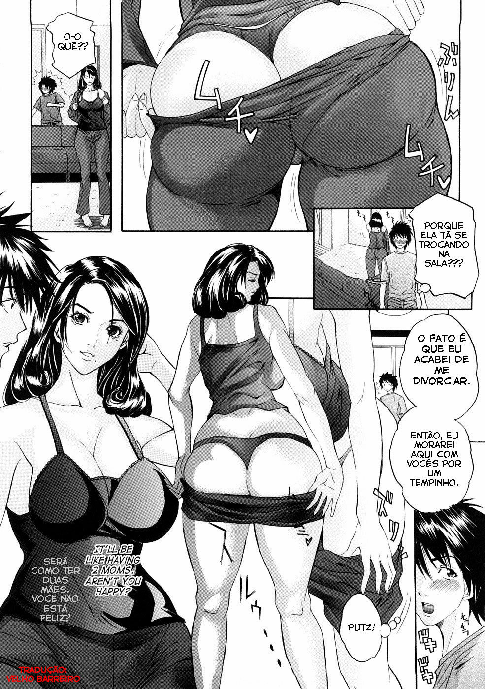 [Sawada Daisuke] Futago Mama Zenpen | Double the Fun 1 (Tennen Koubo) [Portuguese-BR] [Velho Barreiro] page 4 full