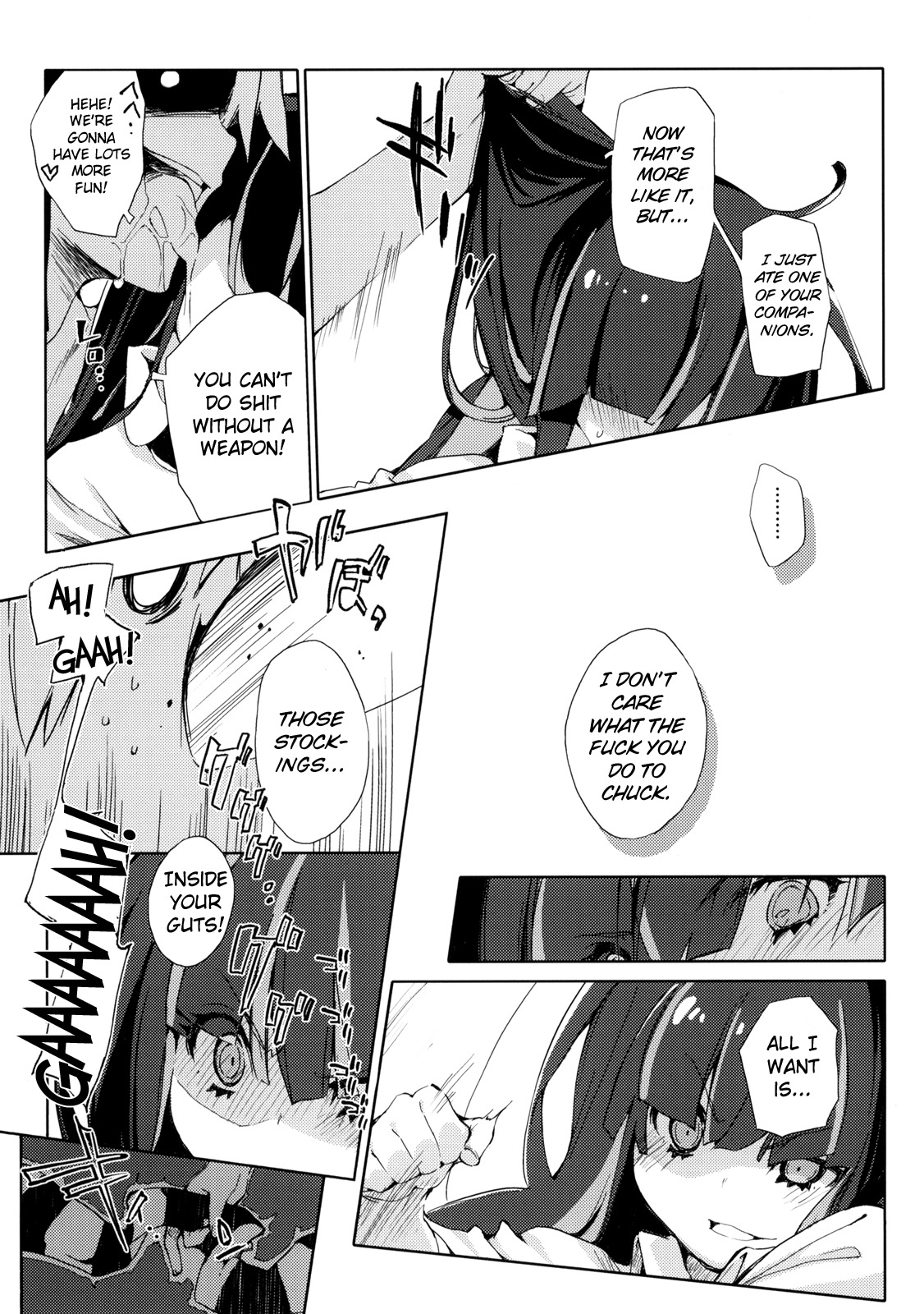 (C79) [Mono x Chro (Kokonoka)] ¿inmoral unmoral? (Panty & Stocking with Garterbelt) [English] =Little White Butterflies= page 20 full