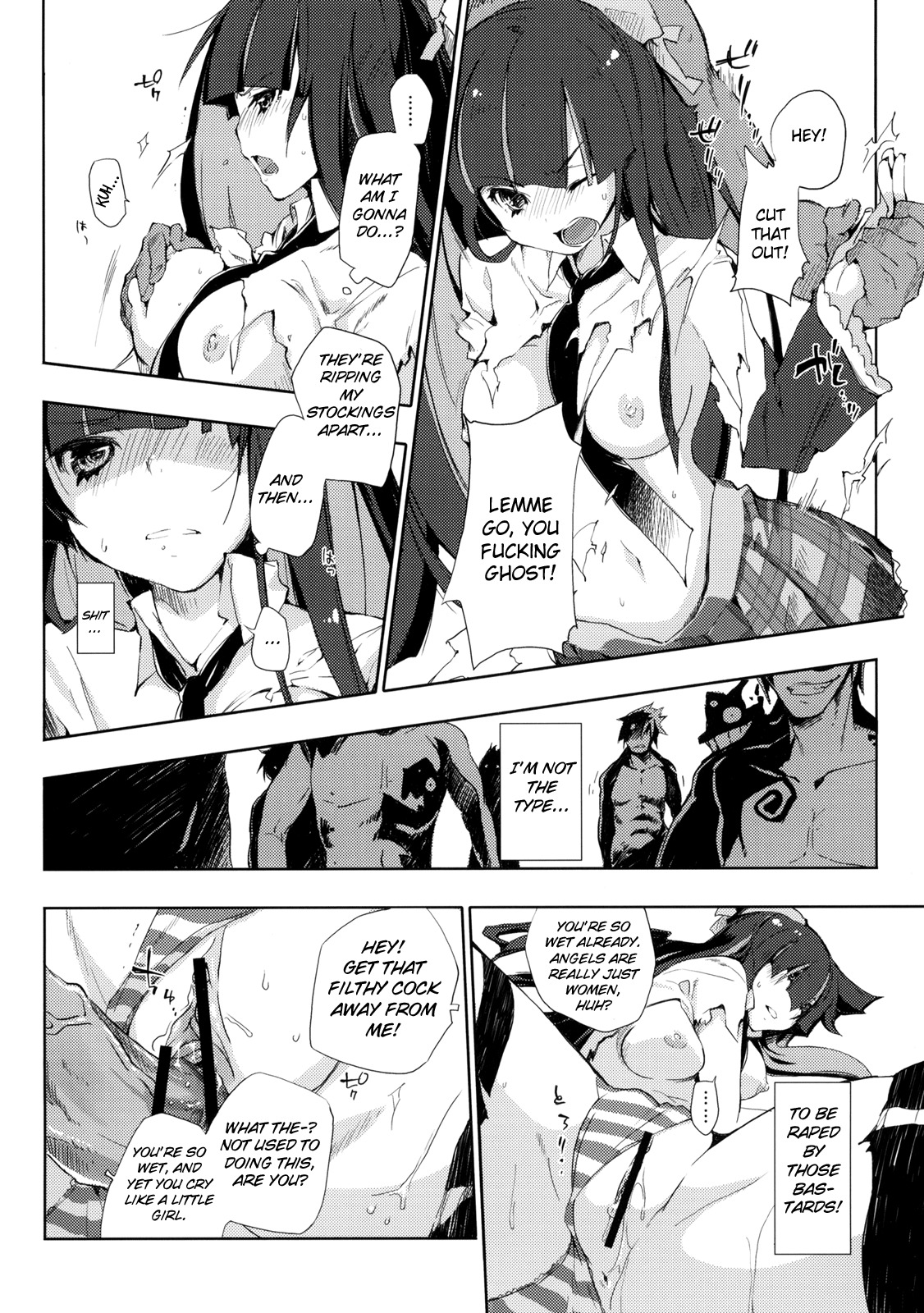 (C79) [Mono x Chro (Kokonoka)] ¿inmoral unmoral? (Panty & Stocking with Garterbelt) [English] =Little White Butterflies= page 8 full