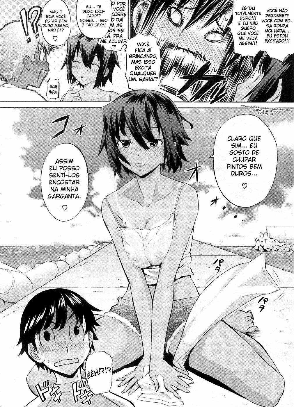 [Teri Terio] Umi de Aetara | If we could meet by the sea (COMIC Megastore 2008-10) [Portuguese-BR] [HentaieyeBR] [Decensored] page 10 full