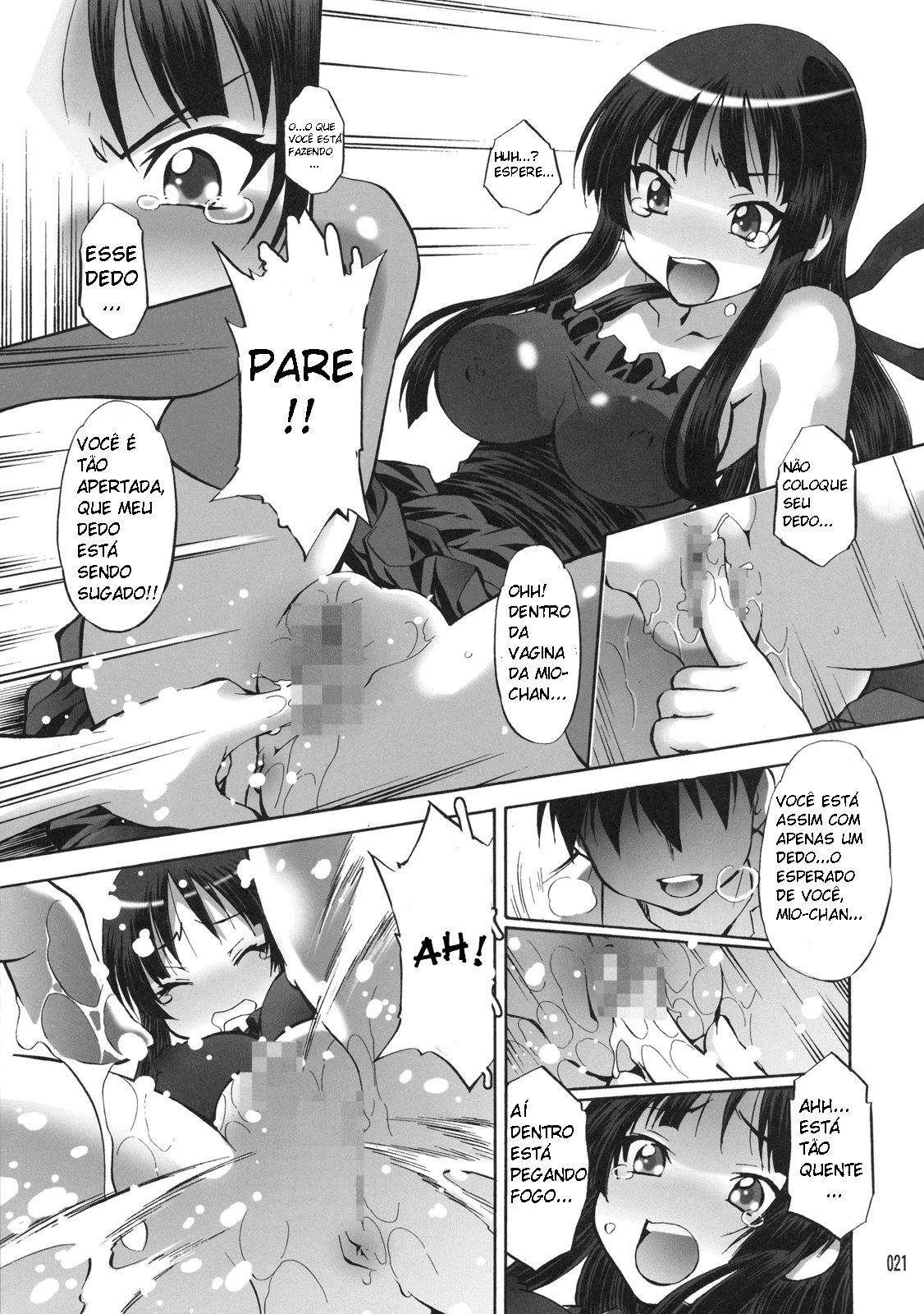 (C76) [Studio Wallaby (Nagisa Minami)] Mio no Chouritsu (K-ON!) [Portuguese-BR] [Hentai Pie] page 20 full