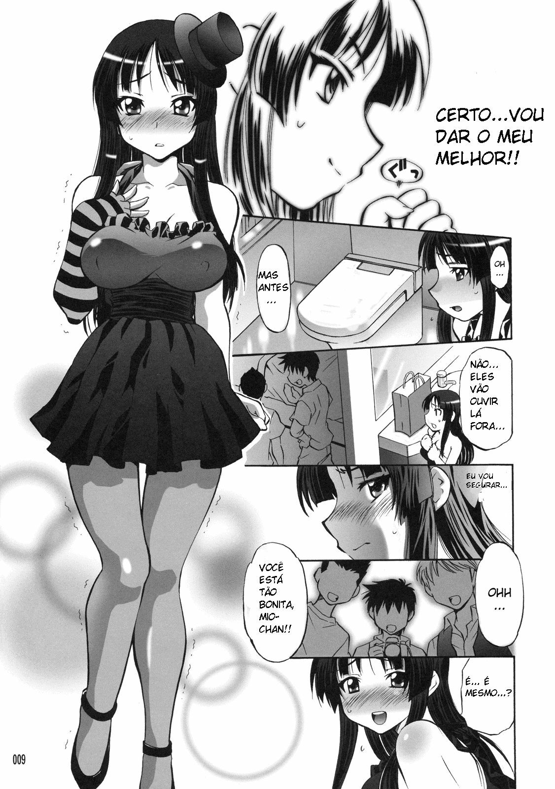 (C76) [Studio Wallaby (Nagisa Minami)] Mio no Chouritsu (K-ON!) [Portuguese-BR] [Hentai Pie] page 8 full