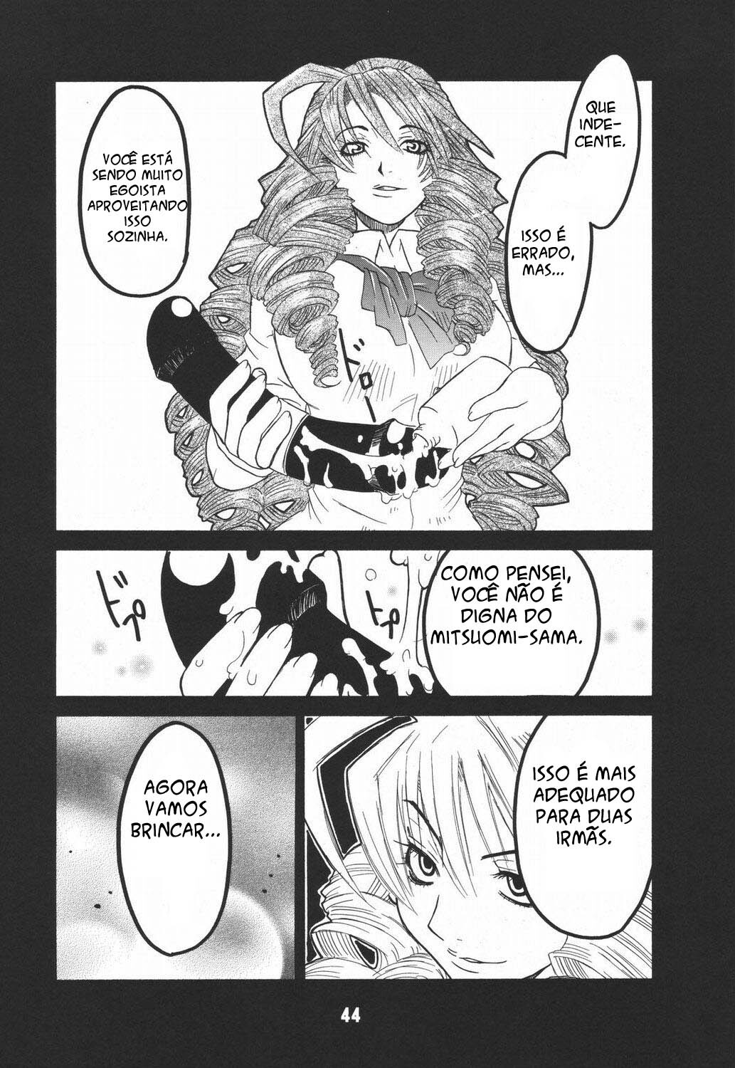 (C67) [AXZ (Harukaze Koucha, Miyaji Akira)] UNDER FIRE-D Kanzenban (Tenjou Tenge) [Portuguese-BR] [Death Raito] page 45 full