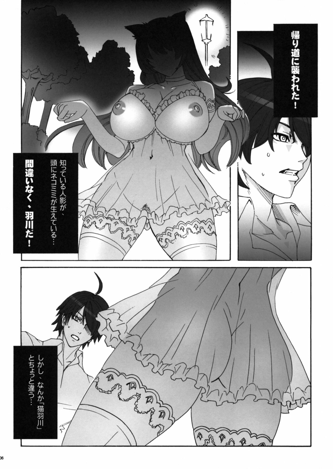 (C77) [MAIDOLL (Fei)] Soumonogatari Sono Ni (Bakemonogatari) page 5 full