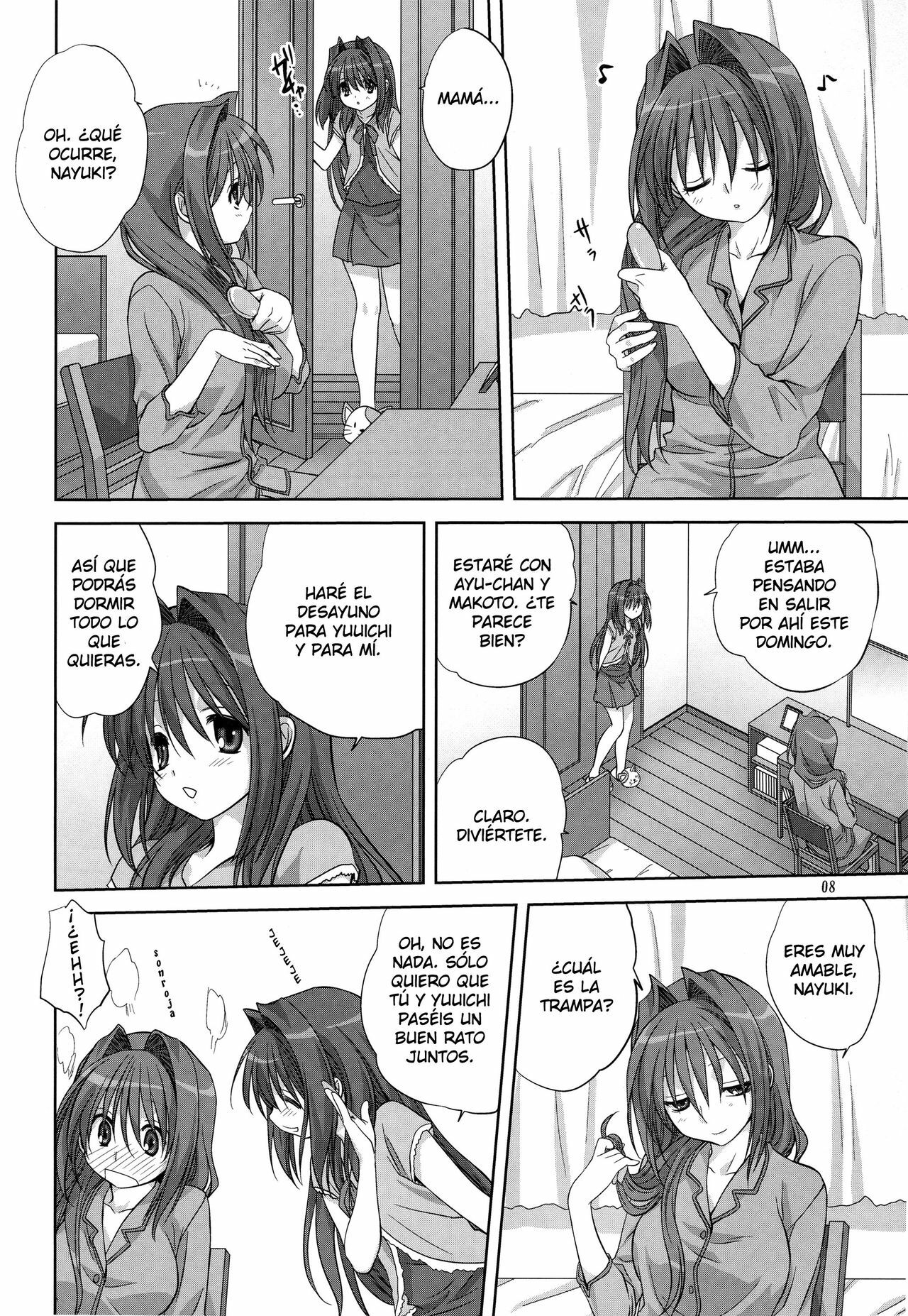 (C78) [Mitarashi Club (Mitarashi Kousei)] Akiko-san to Issho 6 (Kanon) [Spanish] [Japandream Scantrad] page 10 full