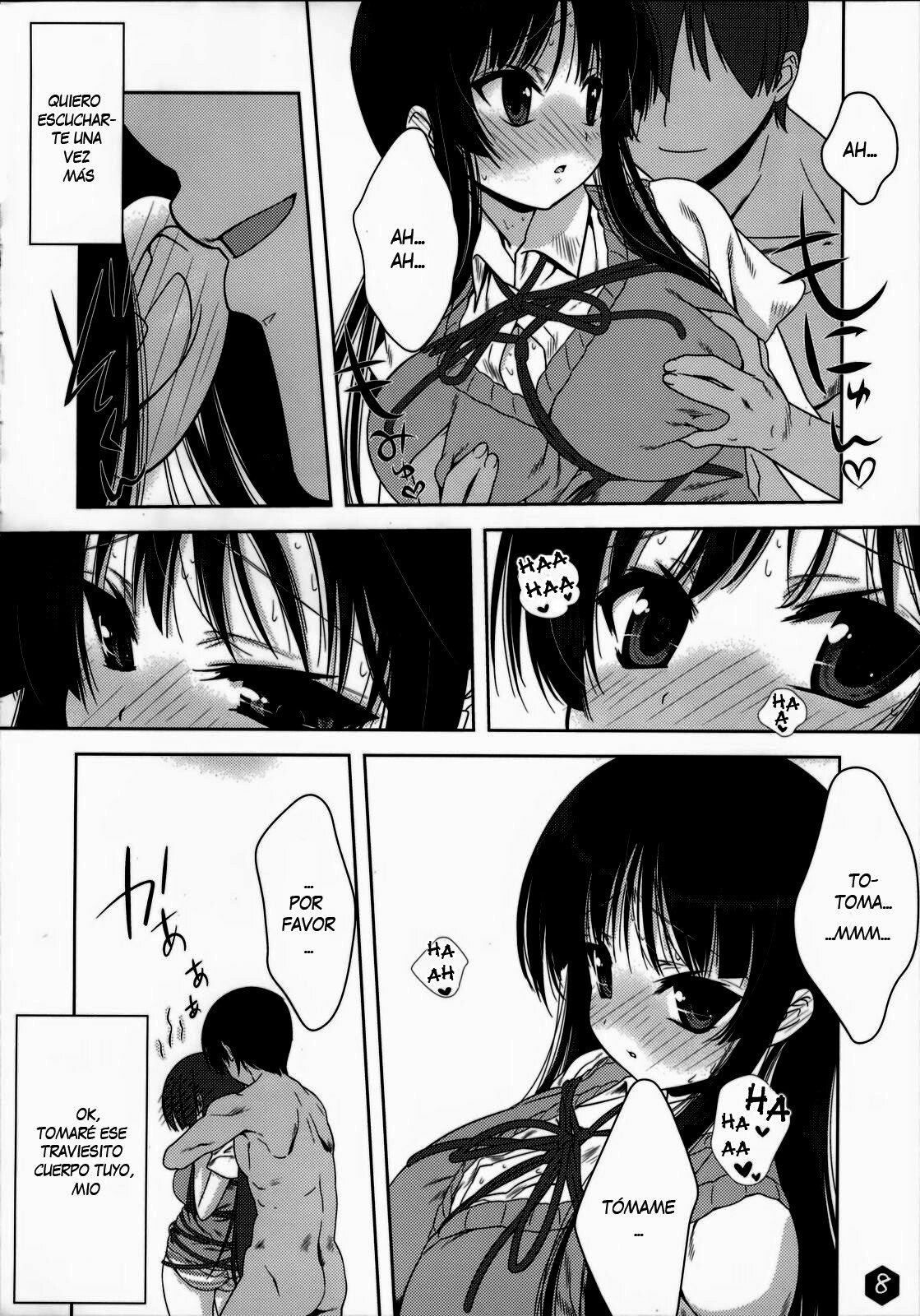 (SC45) [Nama Cream Biyori (Nanase Meruchi)] Mio-tan! 3 (K-ON!) [Spanish] [Chmod-R777] page 8 full