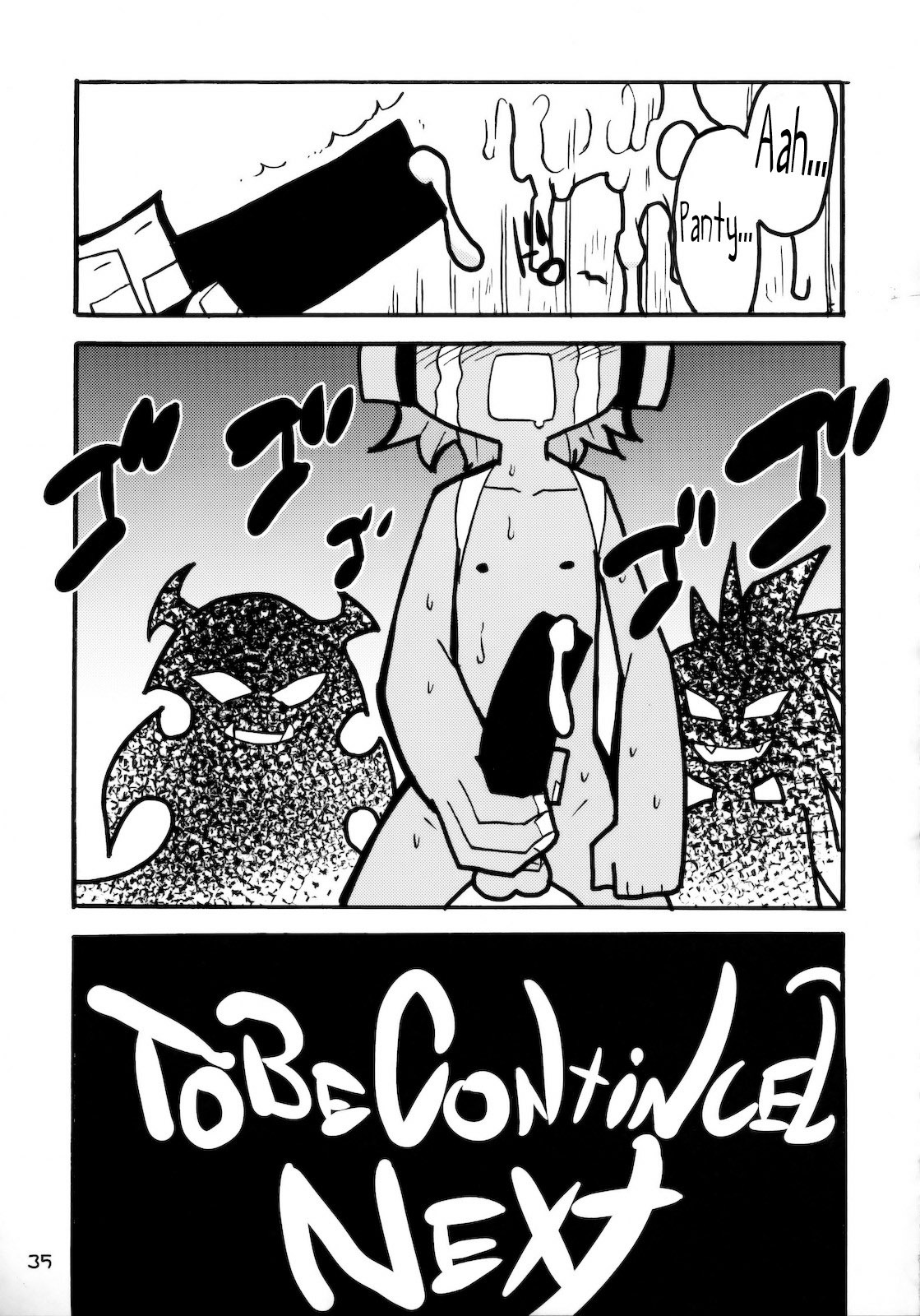 (C79) [Okina Keikaku (Shiwasu no Okina)] PANTY (Panty & Stocking with Garterbelt) [English] =LWB= page 34 full