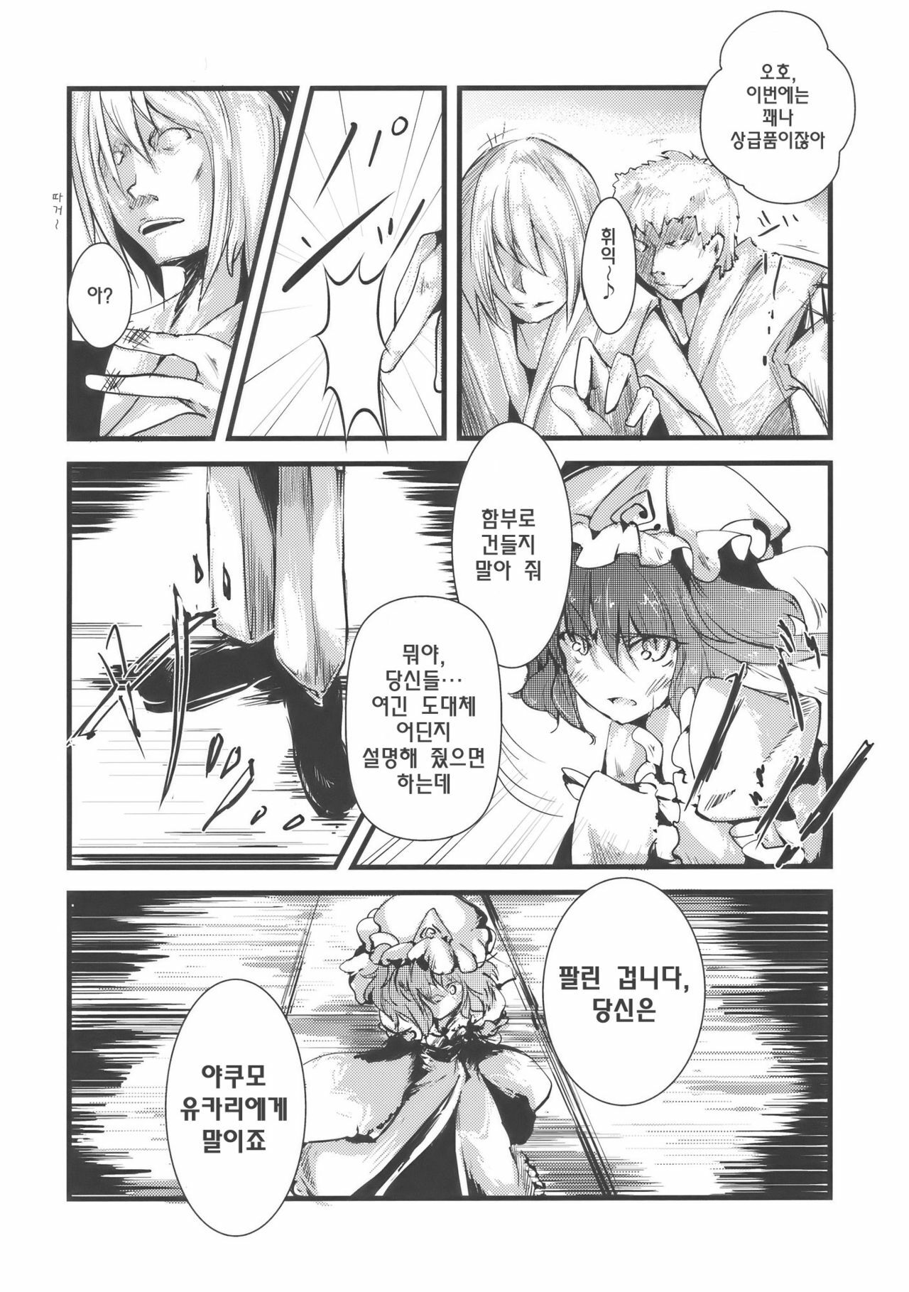 (C77) [*Cherish* (Nishimura Nike)] Yuyukan | 유유캉 (Touhou Project) [Korean] [츄르릅] page 11 full