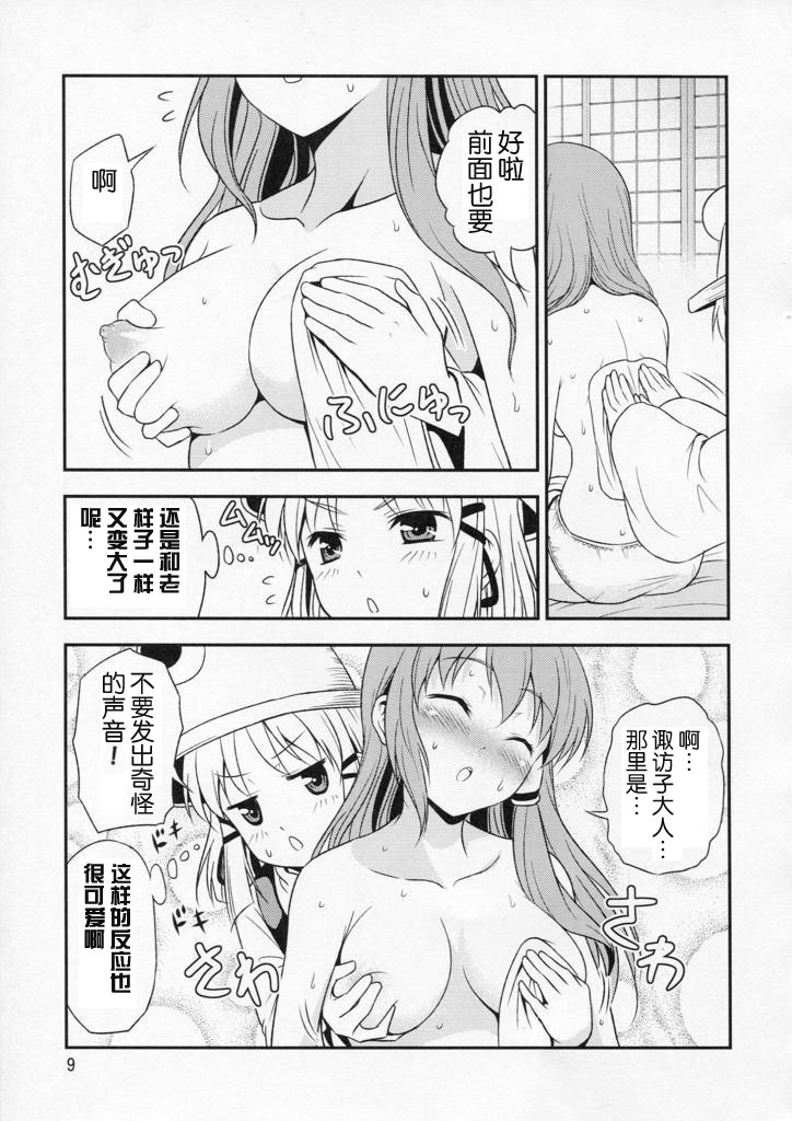 (Kouroumu 6) [Yudokuya (Tomokichi)] Watashi no Sanae ga Konna ni Kawaii Wake ga Aru! (Touhou Project) [Chinese] [OGC汉化组] page 8 full