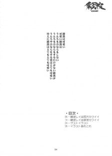 (C79) [Combat Mon-Mon (Hiratsura Masaru)] Ayanami (Neon Genesis Evangelion) - page 3