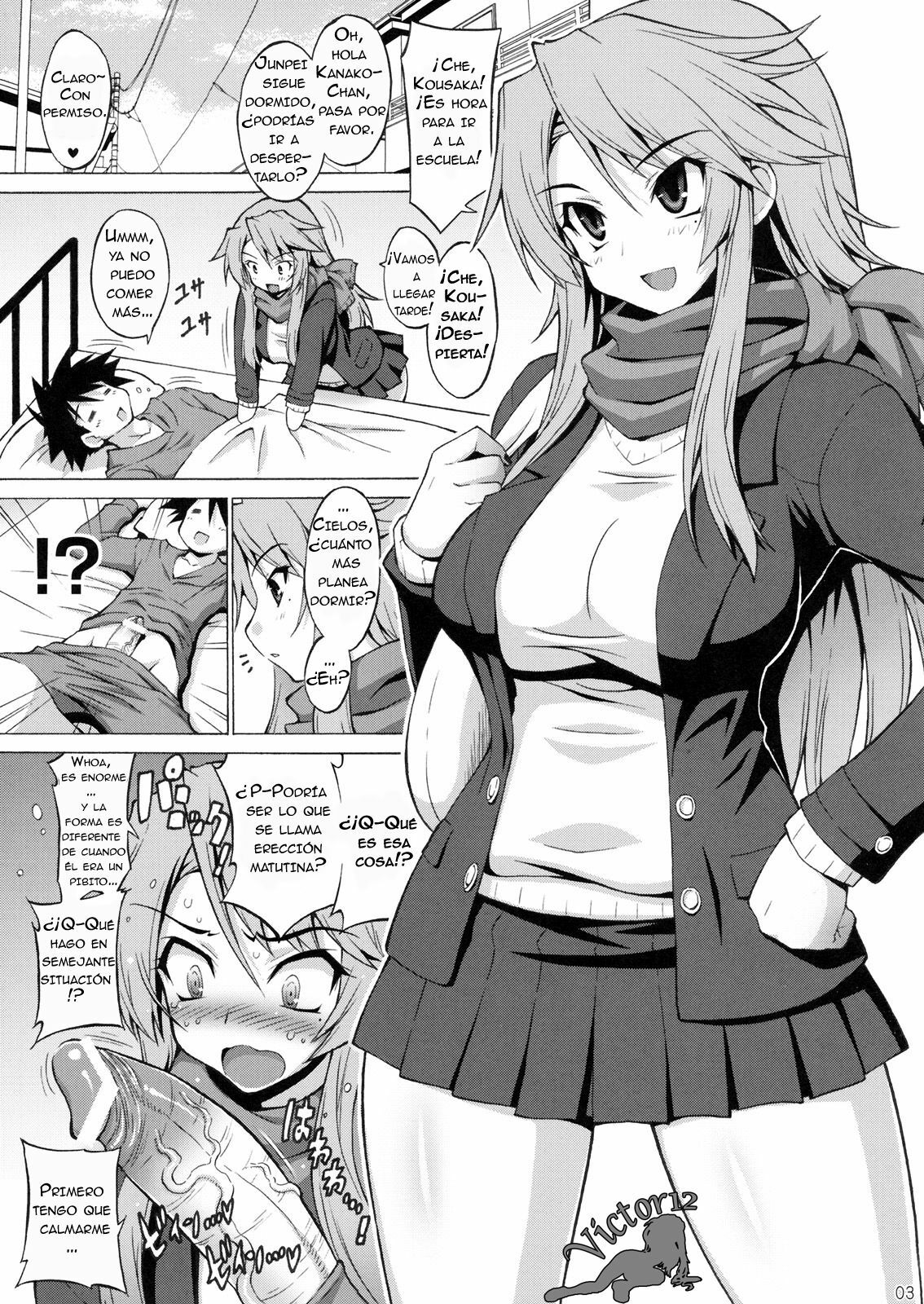 (C77) [Freaks (Mike, onomeshin)] Nyanpai! (Nyan Koi!) [Spanish] [Biblioteca Hentai] page 4 full