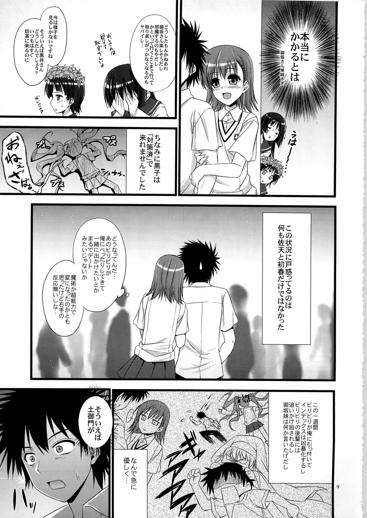 (C79) [Himeya (Abe Inori)] Ore no BiriBiri ga Konna Deredere na Wake ga Nai (Toaru Majutsu no Index) page 9 full