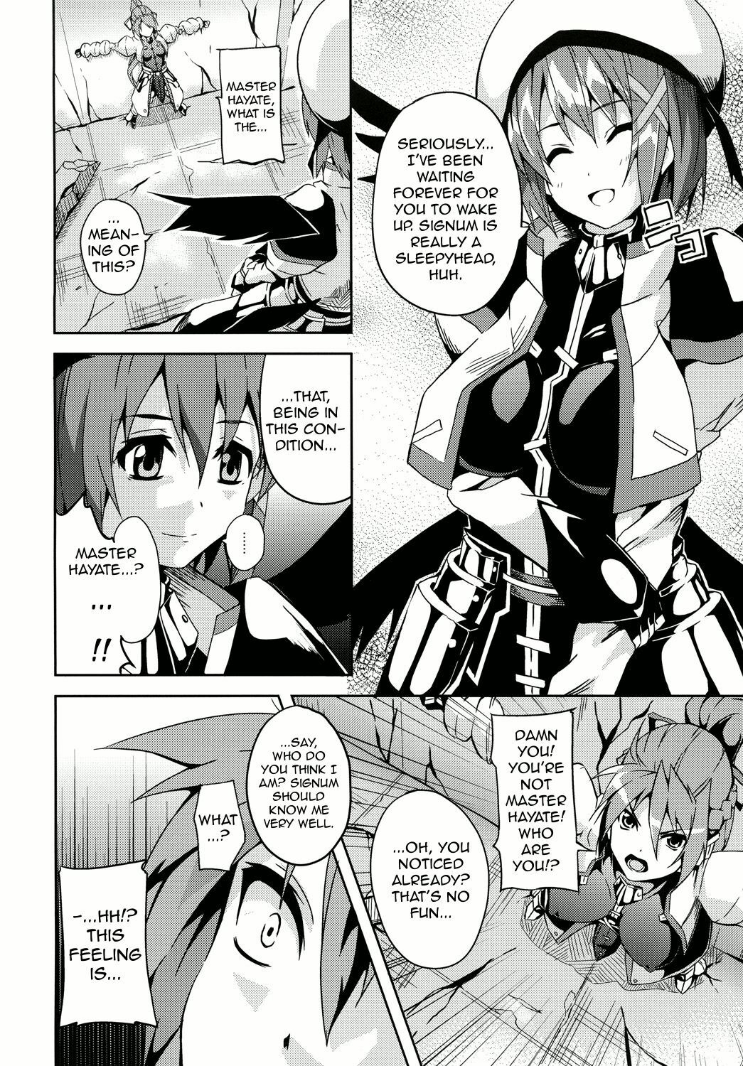 (Lyrical Magical 09) [Senpen Banka-Shiki (DATE)] OVER CRASH (Mahou Shoujo Lyrical Nanoha) [English] page 3 full