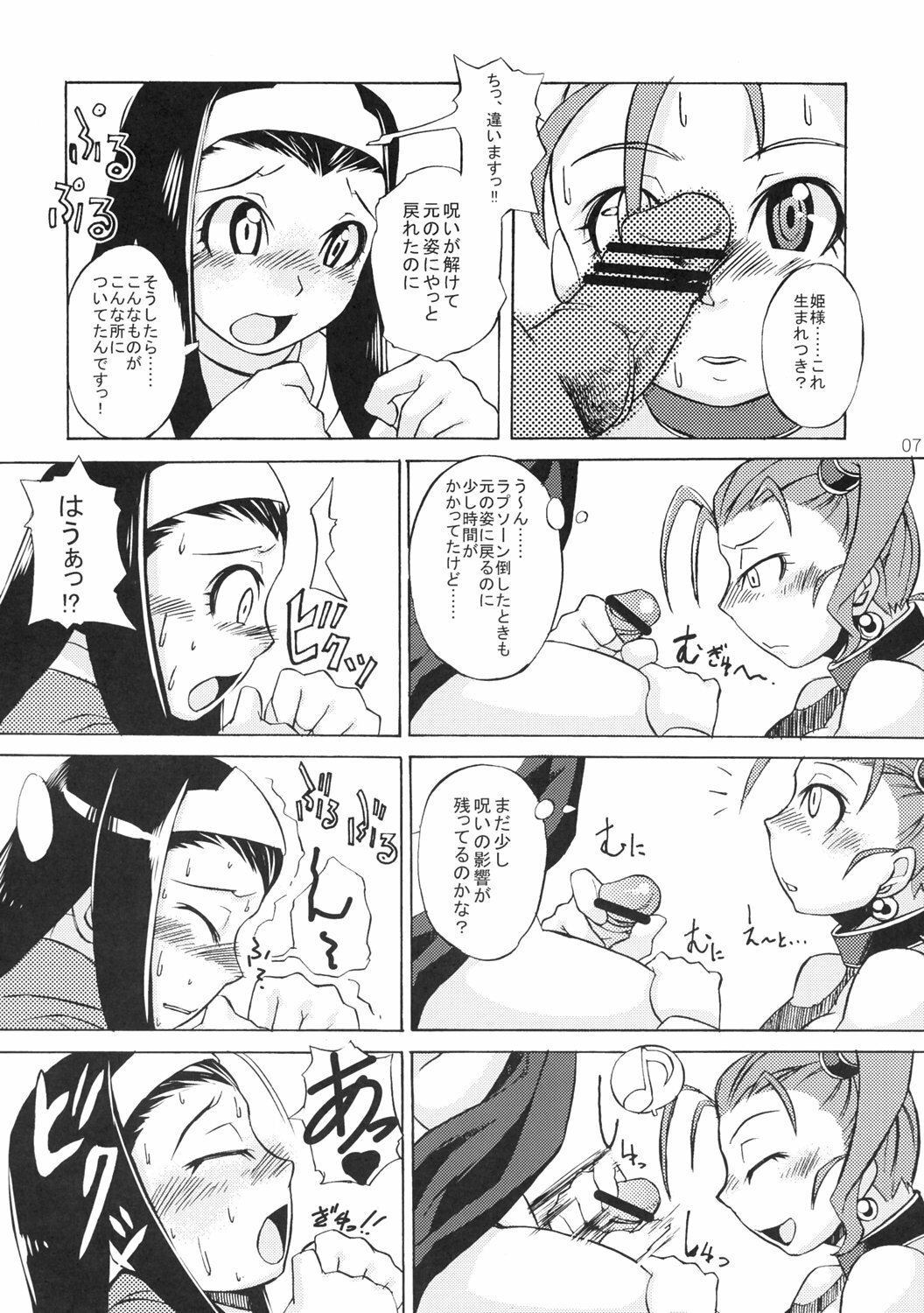 (C69) [Gadoujuku (Kawacchi Hirohiro)] Oppai Ippai Yume Oppai (Dragon Quest VIII) page 6 full