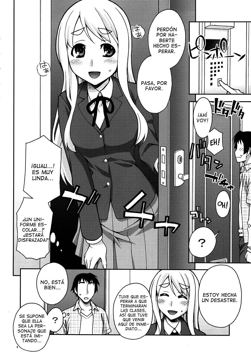 (COMIC1☆4) [KABAYAKIYA (Unagimaru)] Mugi-chan no Himitsu no Arbeit | El Secreto Trabajo a Medio-Tiempo de Mugi-chan (K-ON!) [Spanish] [Lateralus-Manga] page 3 full