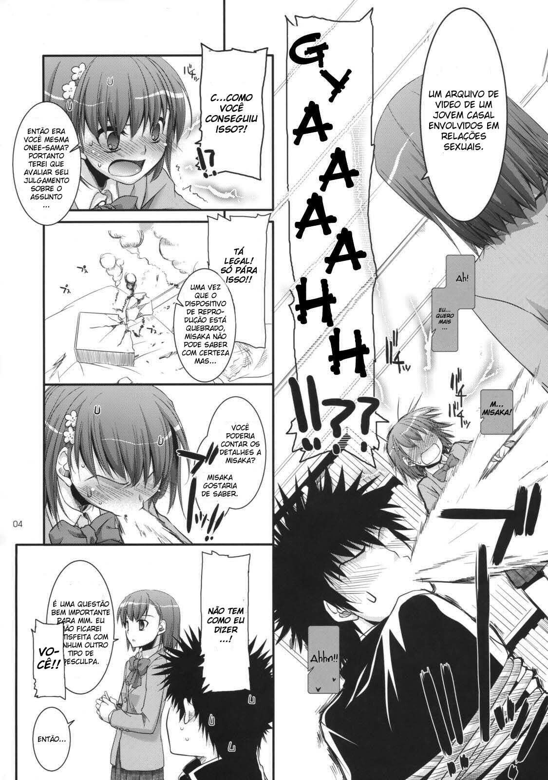 (COMIC1☆3) [Digital Lover (Nakajima Yuka)] D.L. action 47 (Toaru Majutsu no Index) [Portuguese-BR] {Chrono Kimera} page 3 full