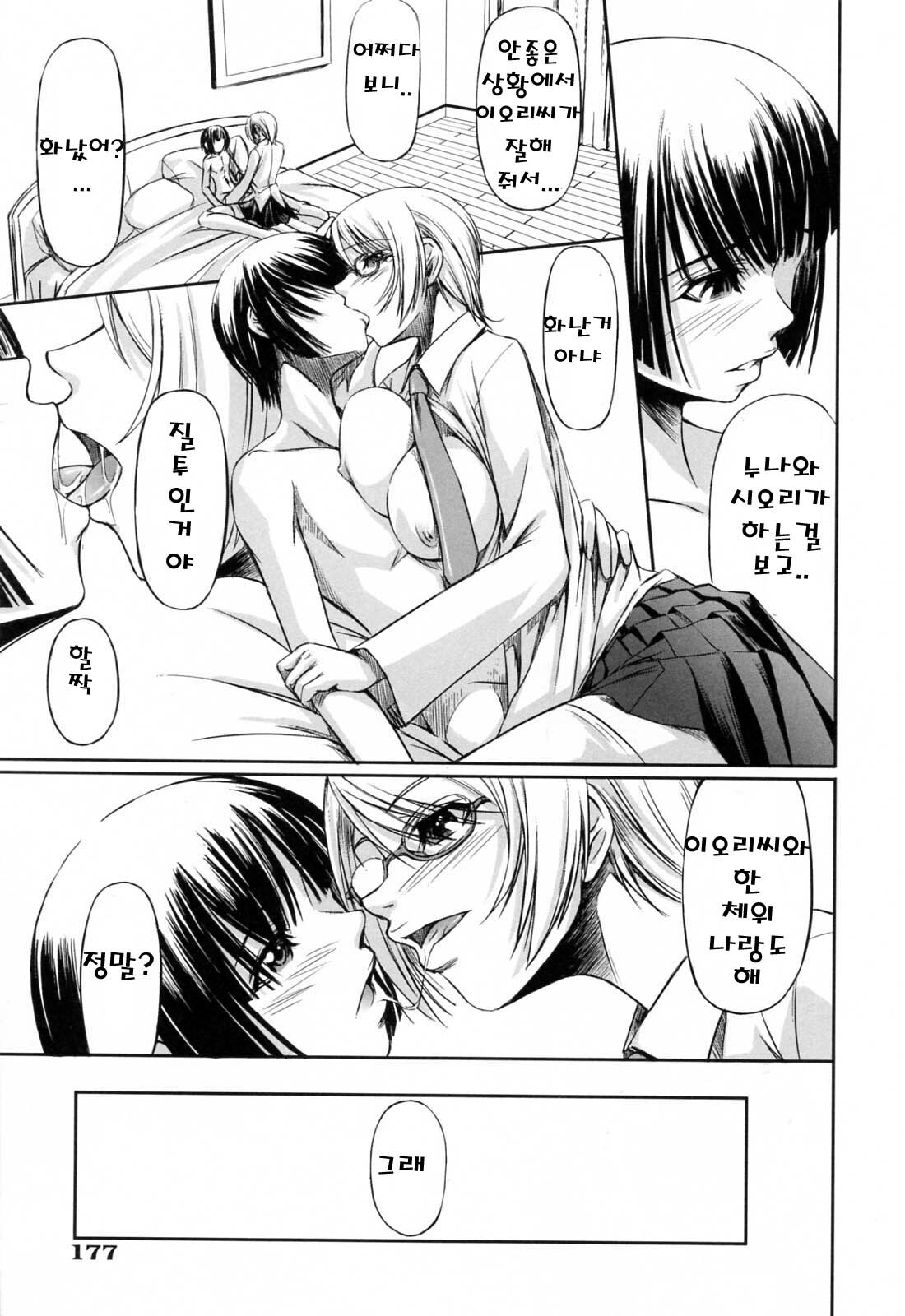 [Nakadera Akira] Kanojo to Ane no Nijuu Rasen | 그녀와 누나의 이중나선 [Korean] page 181 full