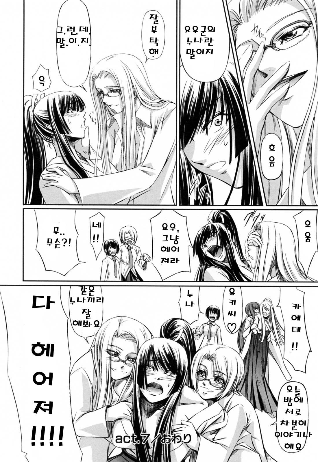 [Nakadera Akira] Kanojo to Ane no Nijuu Rasen | 그녀와 누나의 이중나선 [Korean] page 194 full