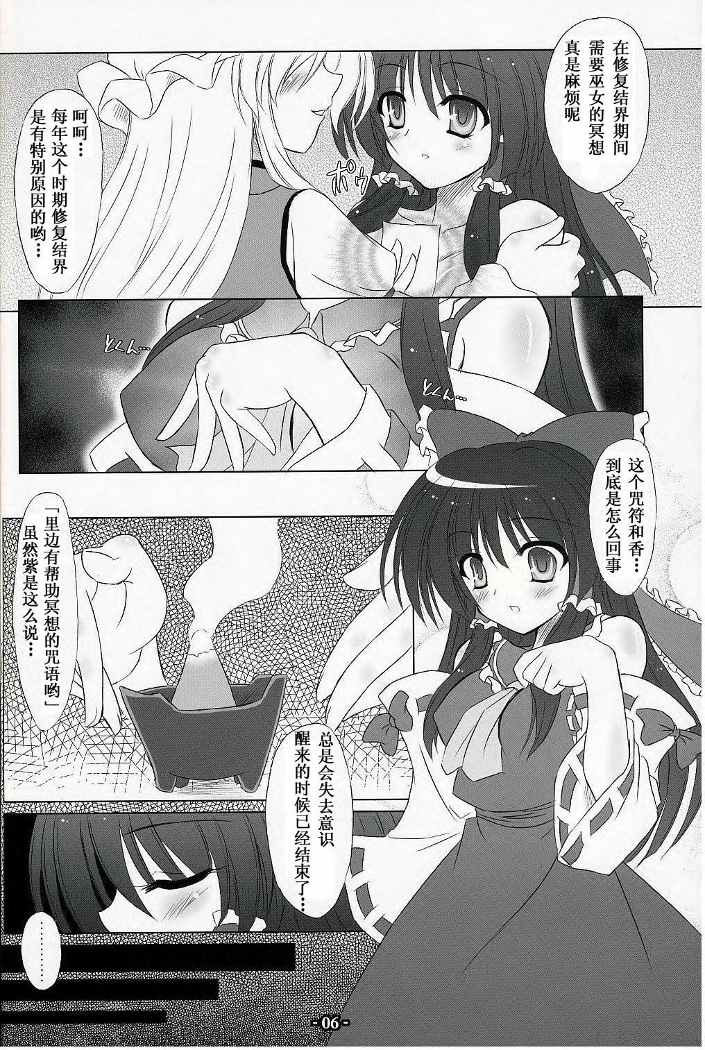 (C75) [Reverse Noise (Yamu)] Musou Fuuin (Touhou Project) [Chinese] [KDays里.糟糕组] page 5 full