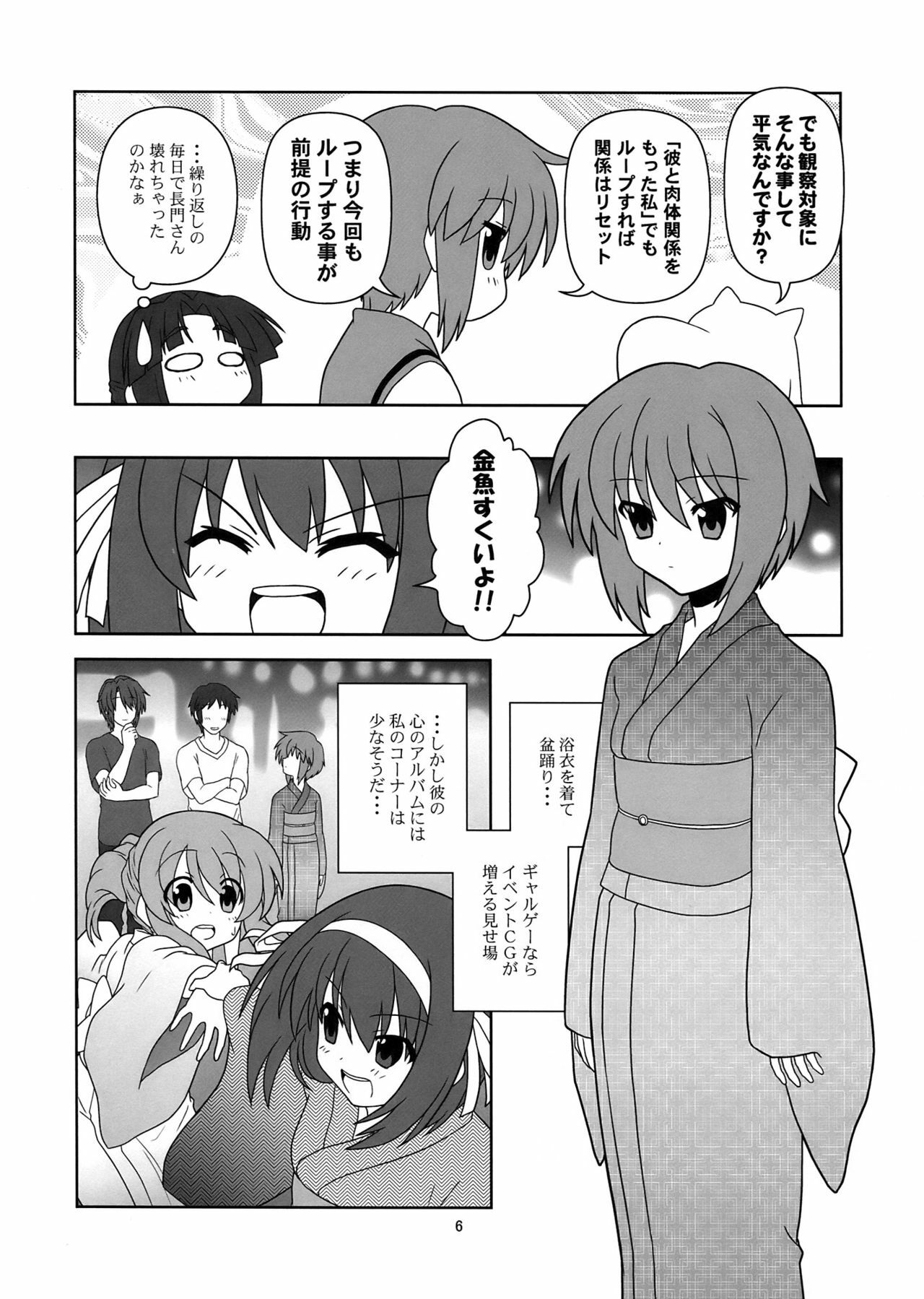 (C76) [Credit (Akikan)] Nagato Yuki-chan no Kansatsu (Suzumiya Haruhi no Yuuutsu) page 6 full