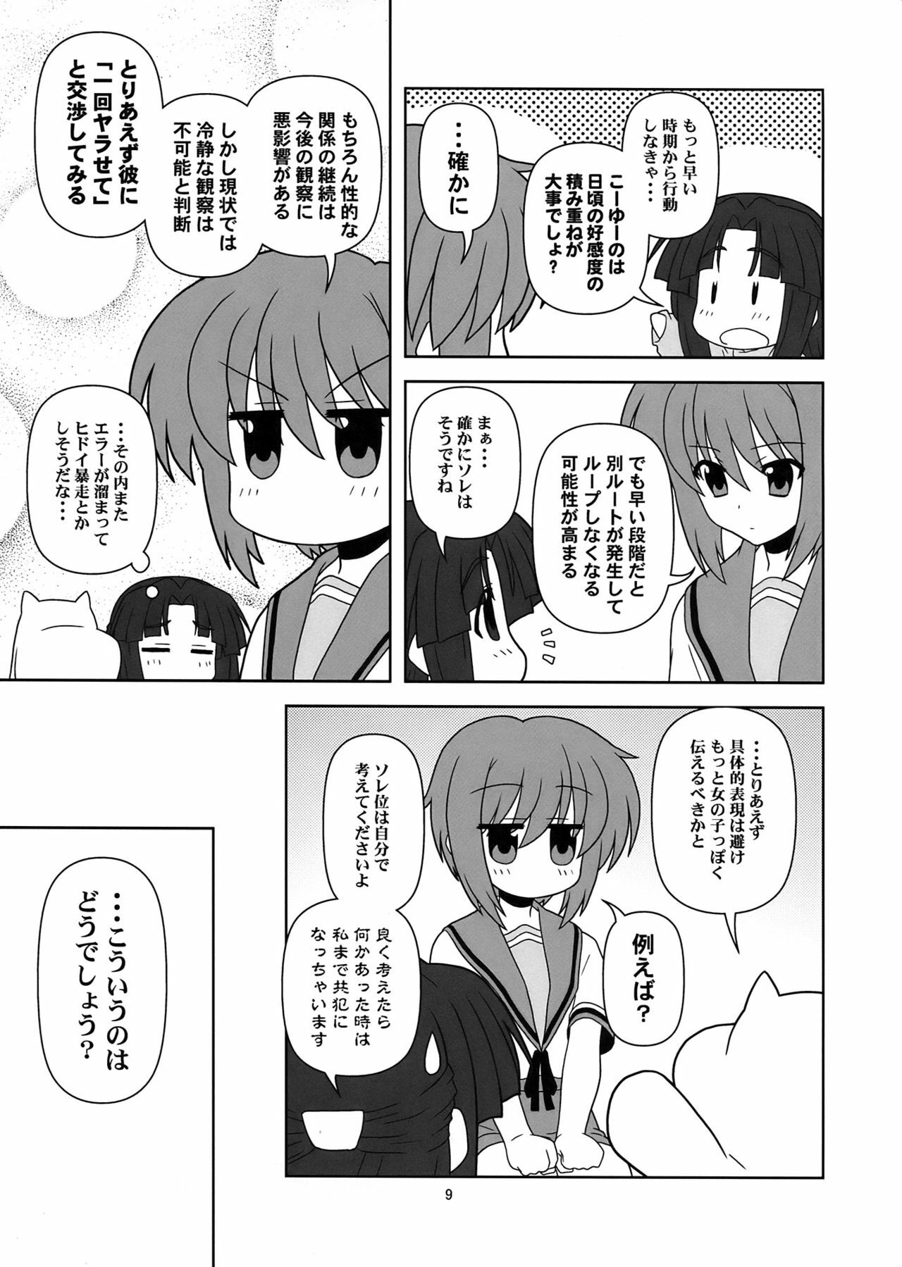 (C76) [Credit (Akikan)] Nagato Yuki-chan no Kansatsu (Suzumiya Haruhi no Yuuutsu) page 9 full