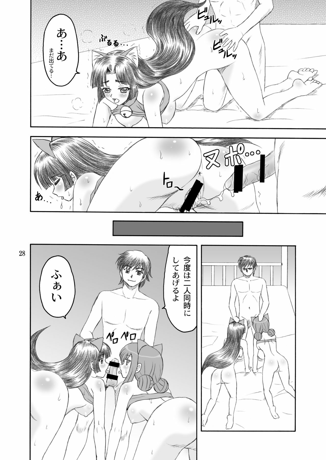 [Yasrin-Do (Yasu Rintarou)] Nyan Nyan * Shao Nyan (Shin Koihime Musou) [Digital] page 28 full