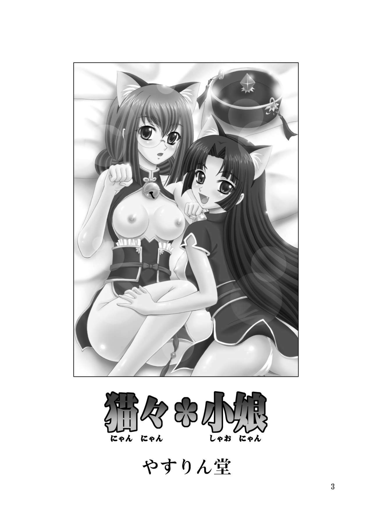 [Yasrin-Do (Yasu Rintarou)] Nyan Nyan * Shao Nyan (Shin Koihime Musou) [Digital] page 3 full